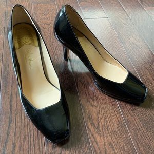 Cole Haan “Carma” heels, black patent leather